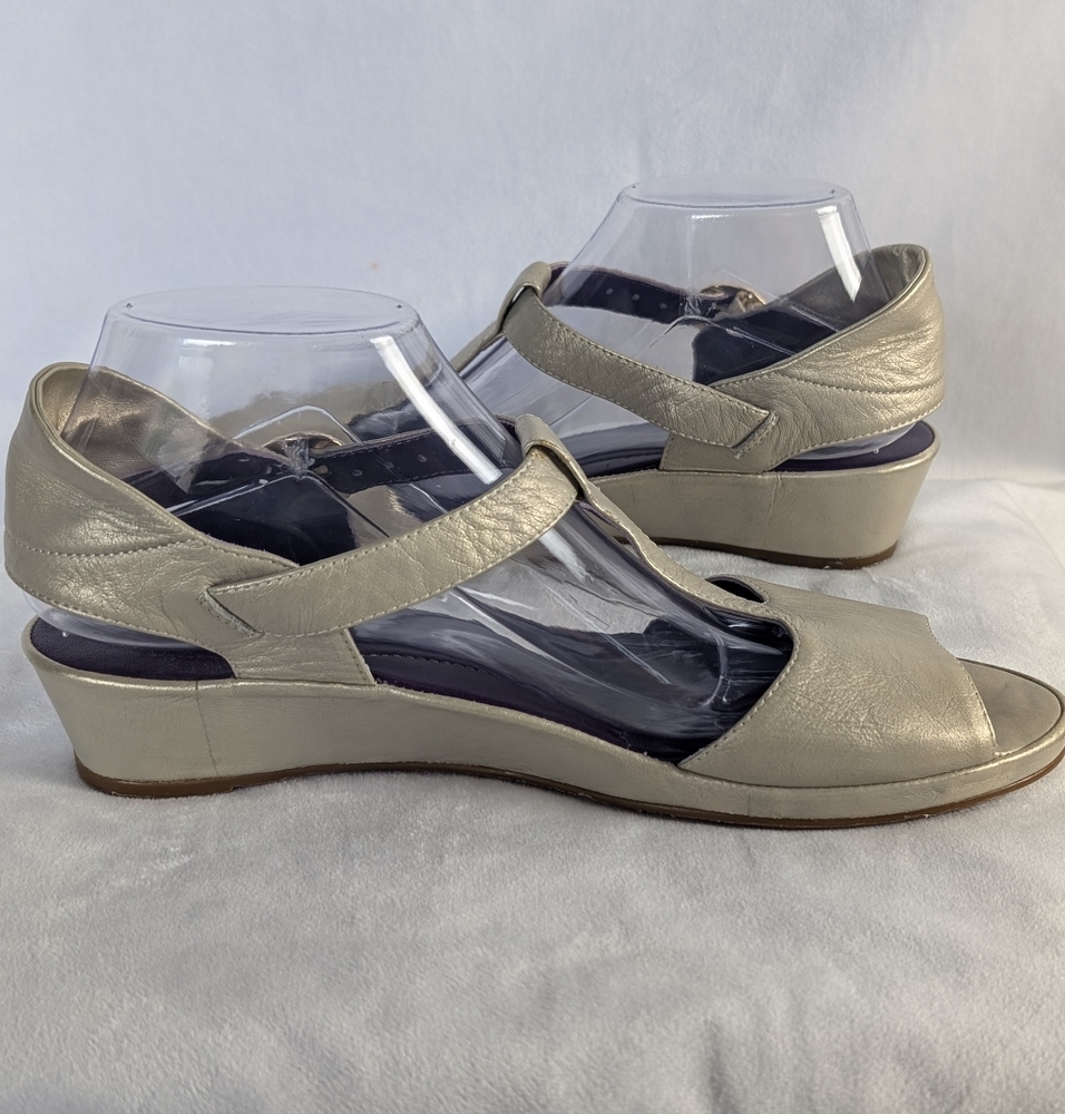 ☘️Vaneli Mary Jane Gladiator Peep Toe T-Strap Sandal Women's Size 10N - Picture 7 of 14